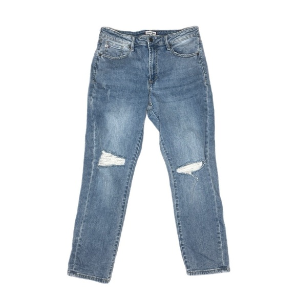 Dear John High Rise Straight Leg Jeans - Size 29, Distressed - Picture 1 of 4